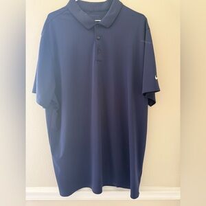 Nike | Men's Nike Golf Dri-Fit Dark Blue Polo Shirt